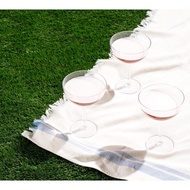 Bodum 11930-10SSA Oktett Durable Champagne Coupe Glass, Transparent (4 Pieces) Shatterproof  champag