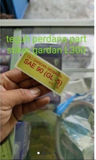 Stiker Gardan L300 Sae 90