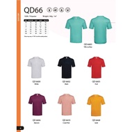 QD66 OREN SPORT UNISEX MICROFIBER ANTIBACTERIAL ROUNDNECK SHORT SLEEVE T-SHIRT