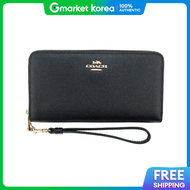 Coach | Luxury Coach Womens Long Wallet Slim Billfold Zipper Long Wallet