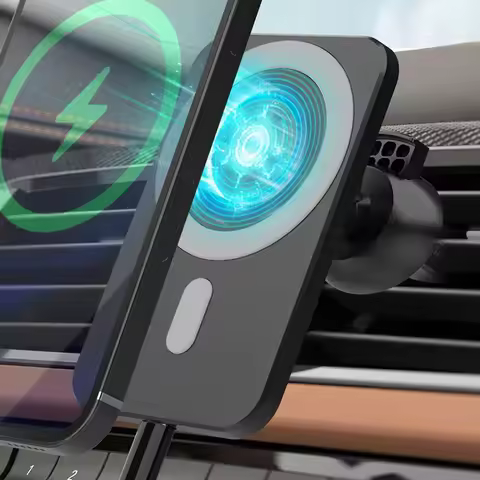 30W Magnetic Wireless Car Charger, Compatible with iPhone 17/16/15/14/13 Series, Samsung Galaxy S25/