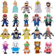 Permainan Panas Mario Bros Plush Doll Mario Luigi Princess Peach Daisy Rosalina Elephant Bowser Bows