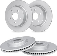R1 Concepts Front Rear Brake Rotor Kit |Brake Rotors| Brake Disc WDPN2-76018