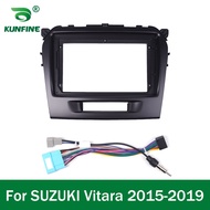 Car GPS Navigation Stereo For SUZUKI Vitara 2015-2019 Radio Fascias Panel Frame Fit 2Din 9 inch In D