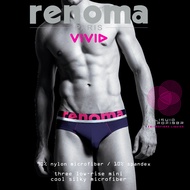 NEW2023 - RENOMA BRAND UNDERWEAR 3-PIECES BRIEF VIVID NYLON MICROFIBER (RANDOM COLOR)