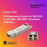 HPE Networking Instant On 10G SFP+ LC SR 300m OM3 MMF Transceiver ( R9D18A )