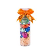 Schoggi Meier - 瑞士朱古力 - 復活蛋圓筒禮盒 - 朱古力鵪鶉蛋