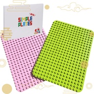 【Direct from Japan】2 large, 3 medium, Sunwards block base plate set (3 pieces). Compatible with Dupl