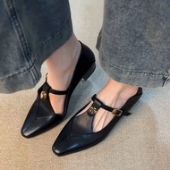 451 HYK SHOP🇲🇾 Women Leather Flat Shoes Casual Single Shoes | Kasut Kulit Wanita Kasual Rata 皮鞋