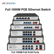 Full 1000M POE Switch 4/5/8/10/16 Port 1000mbps For IP Camera/Wireless AP Switch Gigabit SFP IEEE802