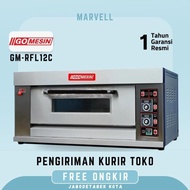 NAFI OVEN GAS 1 DECK 2 TRAY GOMESIN GM-RFL12C GAS OVEN 1 DECK GARANSI