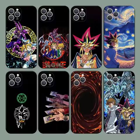 Game Yu-Gi-Oh Phone Case For iPhone 15,14,13,12,11,Plus,Pro Max,XS,X,XR,SE,Mini,8,7 Soft Silicone Bl