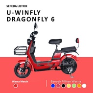 Sepeda Listrik UWINFLY DF6 DragonFly 6 Moped