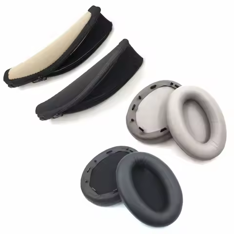 Replacement Memory Foam Earpads Cushion for Sony WH-1000XM3 1000XM3 MDR 1000X WH-1000XM2 Headphones 