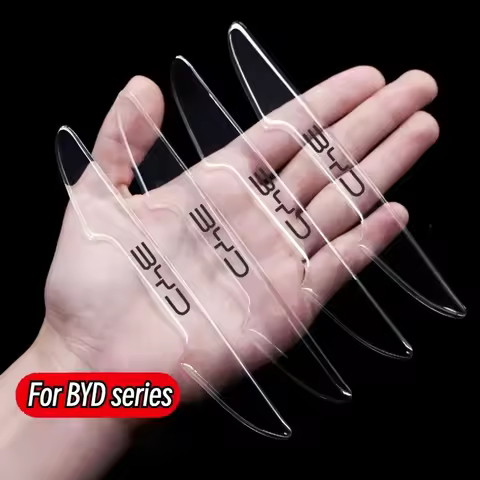 4Pcs Car Door Edge Protection Guards Buffer Trim for BYD Series ATTO 3 YUAN PLUS SEAL Scratch Protec