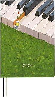 ほぼ日 Hobonichi Techo HON A5 2026 - Hiroko Kubota: Waiting on the Chord (English, January Start Planne