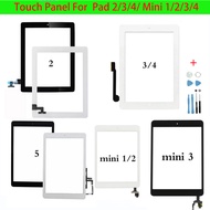 Touch Screen For Pad 2 3 4 mini 1 2 3 4 A1396 A1397 A1416 A1430 A1403 A1458 A1459 A1460 A1432 A1454