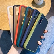VIVO Case Color Edge Frosted Back Matte Shockproof V21 5g Y52 5g Y31 2021 V20 PRO Y20 Y30 Y50 Y55 Y7