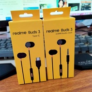 Realme Buds 3 3.5MM/Type C Earphone In-Ear Wired Sport Headset With Mic For Realme 15 14 12 13 Pro+ 