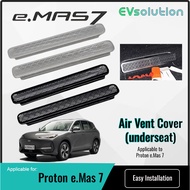 ( READY STOCK ) BCS Proton eMas 7 Stainless Steel Air Vent Cover For Underseat Center Console Backse