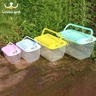 Lovinland พิพิธภัณฑ์สัตว์น้ำถัง14.5X9.5X8Cm พิพิธภัณฑ์สัตว์น้ำพลาสติกกล่องสัตว์เลี้ยงพิพิธภัณฑ์สัตว์