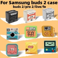 for Samsung Galaxy Buds2/buds  2Pro Shockproof Headphone Case Cover Galaxy Buds 2 pro Shockproof Sil