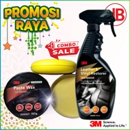 ( Ready Stock) Combo Sale 3M Paste Wax  39526LT, (150g) + 3M  Leather & Vinyl Restorer 39040LT, (400