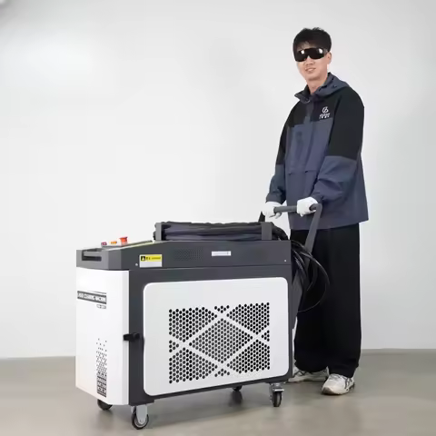 Customized Laser Clean Money Metal Coin Handheld Laser Cleaning Machine 3000W 2000w Laser Cleaner