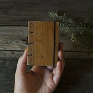 Tiny Teak Wood notebook handmade notebook diary handmade wood 筆記本