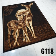 Karpet Permadani EXOTIC AFRICA Uk. Standar 160 x 210 cm UNIVERSAL Motif Macan Rusa Kucing Panda