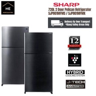 SHARP 720L Inverter Refrigerator SJP801MFMS SJP801MFMK Peti Ais Peti Sejuk 冰箱