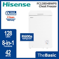 HISENSE 128L Chest Freezer Peti Ais Beku (FC128D4BWPS / FC125D4BW / FC132DAW )