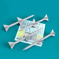 Reskit RS32-0320 1/32 AIM-7E Sparrow III Missiles 4pcs F-4 Phantom II, F3H Demon