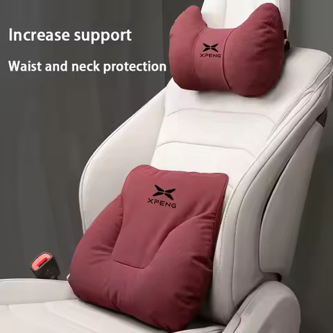 For Xiaopeng Xpeng G9 G6 G3 P7 P7i P5 X7 X9 Car Seat Headrest Waist Seat Support Car Neck Pillow Wai