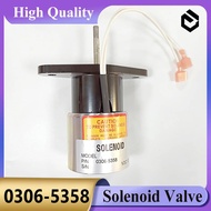 0306-5358 03065358 Stop Solenoid Valve for Cummins X3.3 Engine for Onan C33D5 C38D5 C30D6 C35D6 Spar