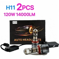 MINI BILED PROJECTOR LED LIGHTS ONE SET Y10D H11 9005 H4 H7 HB4 HEADLAMP CAR FOGLAMP 120W 14000LM H4