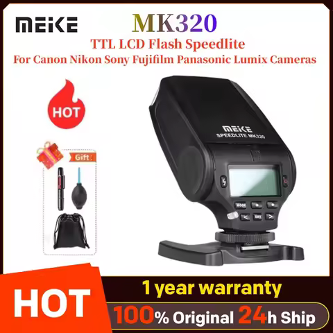 MEIKE MK-320 MK320 MK320-C TTL MIni Flash Speedlite For Canon for Sony for Fujifilm for Panasonic ยทC