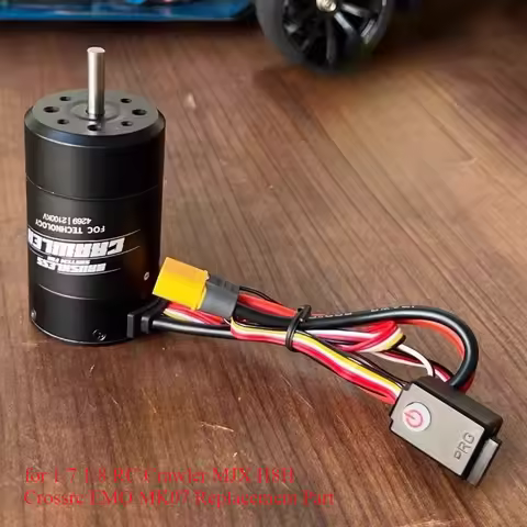 New FOC 2in1 Brushless Motor ESC Combo 4269 2100KV for 1/7 1/8 RC Crawler MJX H8H Crossrc EMO MK07 R