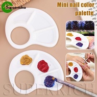[H&L] 1/3/5PCS 3D Printed Thumb Palette for Nail Art, Food-Grade PLA Mini Color Mixing Board, Reusab