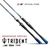 EXP Trident Rod Casting BC Baitcasting Spinning Joran Haruan Toman Carbon 6ft