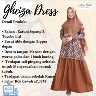 Promo Gamis terbaru Gamis Motif Geizha Dress ORI Attin ko