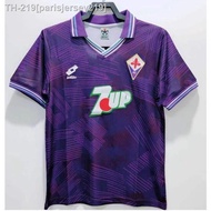 Football kit 92-93 Fiorentina Home Away Retro Soccer Jersey Football Vintage Shirt 89-90