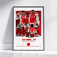 Eberechi Eze Arsenal Fan Wall Art -Ideal for Arsenal Supporters Football Enthusiasts or Anyone Who L