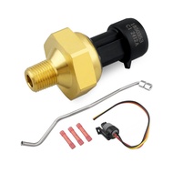 Exhaust Back Pressure EBP Tube Sensor with Wire Harness Kit Fit for Ford E-350 Excursion F-250 F-350