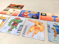 全8張 90年代 街頭霸王咭 港版 Street Fighter 2 Street Fighter ii 街霸咭 白咭 RYU KEN GUILE 街頭霸王卡  街霸卡 動漫 香港 20世紀 童年回億