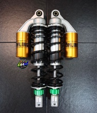 ohlins โช๊คหลัง โอลิน แก๊สแท้ ซีนเเท้ Pcx Nmax Xmax Gpx Drone ยาว330มิล