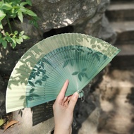 Ancient Fan Folding Fan Chinese Style Hanfu Cheongsam Folding Fan Small Bamboo Fan Dancing Fan Dance