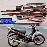 striping / sticker lis fiz r / fizr / f1zr hitam silver 2002