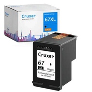 NineLeaf ดำ /Tri-Color สำหรับ67 67XL 1255 2722 2732 2742e เครื่องพิมพ์ DeskJet Plus 4140 4152 4155 4