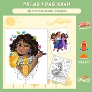 Set of 50 intellectual educational coloring pages for boys and girls, creative toys to develop Encan